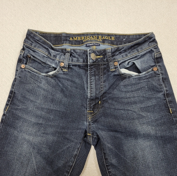 Men's American Eagle Outfitters Extreme Flex 4 Original Straight Jeans - Picture 7 of 16